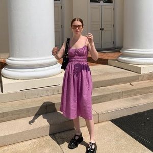 Ciao Lucia Gabriela Midi Dress Purple XS